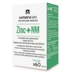 Nutrición médica zinc+ nm 60caps