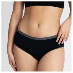 Braguita menstrual negra/gris flujo abundante 5/xl