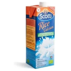 Riso scotti bebida vegetal de arroz con calcio bio vegan 1l