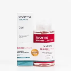 Sesderma Sebovalis Gel Facial + Sensyses Ovalis Pack Ahorro.
