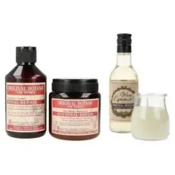 Maletin repair champu+mascarilla+vino blanco+vela