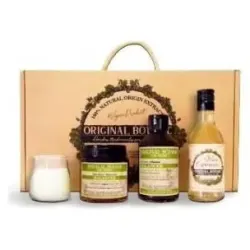 Maletin balancer champu+mascarilla+vino+vela