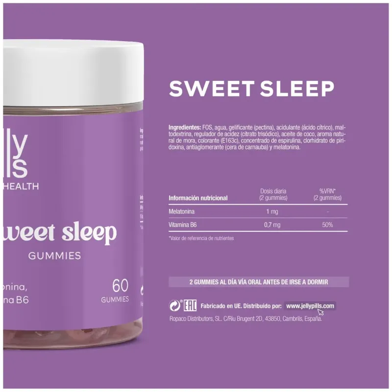 Jelly pills® sweet sleep 60uds | Farmacia Barata Jelly pills® sweet sleep 60uds | Farmacia Barata