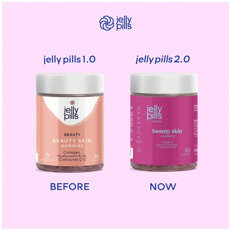 Jelly pills® beauty skin colagen gummies 60uds | Farmacia Barata