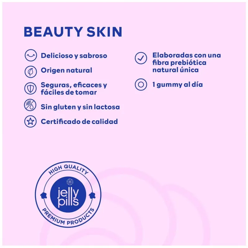 Jelly pills® beauty skin colagen gummies 60uds | Farmacia Barata