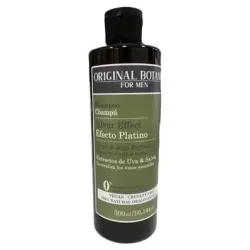Champu efecto platino men pelo canoso 300ml.