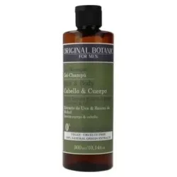 Original botanic men gel shampoo cabello cuerpo 300ml