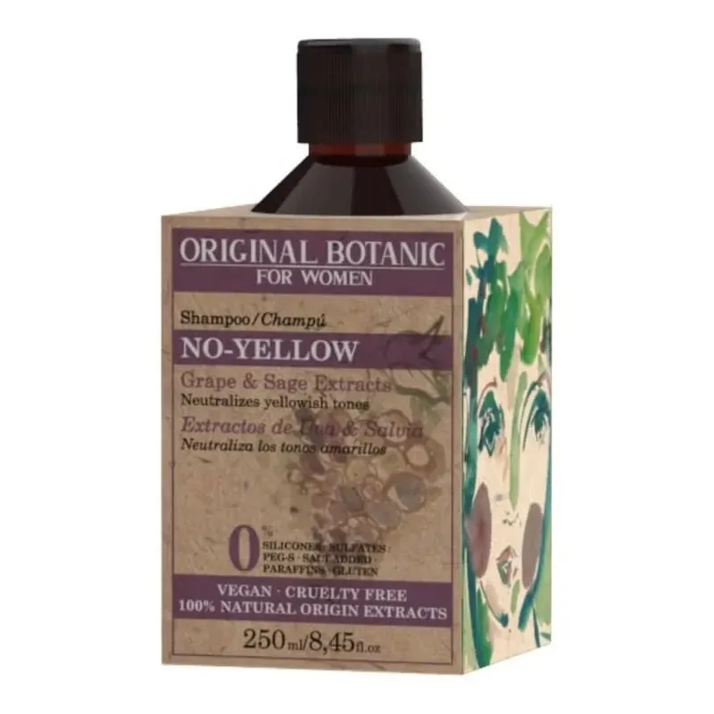 Original botanic for women champú no-yellow 250ml | Farmacia Barata Original botanic for women champú no-yellow 250ml | Farmacia Barata