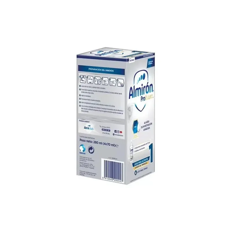 Almirón profutura 1 + minibiberones leche de inicio 70ml x 4uds | Farmacia Barata Almirón profutura 1 + minibiberones leche de inicio 70ml x 4uds | Farmacia Barata