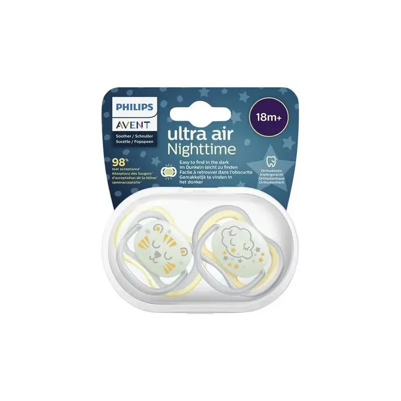 Philips avent ultra air nighttime chupete +18m 2uds | Farmacia Barata Philips avent ultra air nighttime chupete +18m 2uds | Farmacia Barata