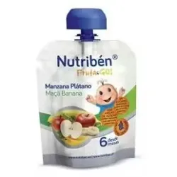 Nutriben fruta and go !manzana-platano 90gr.