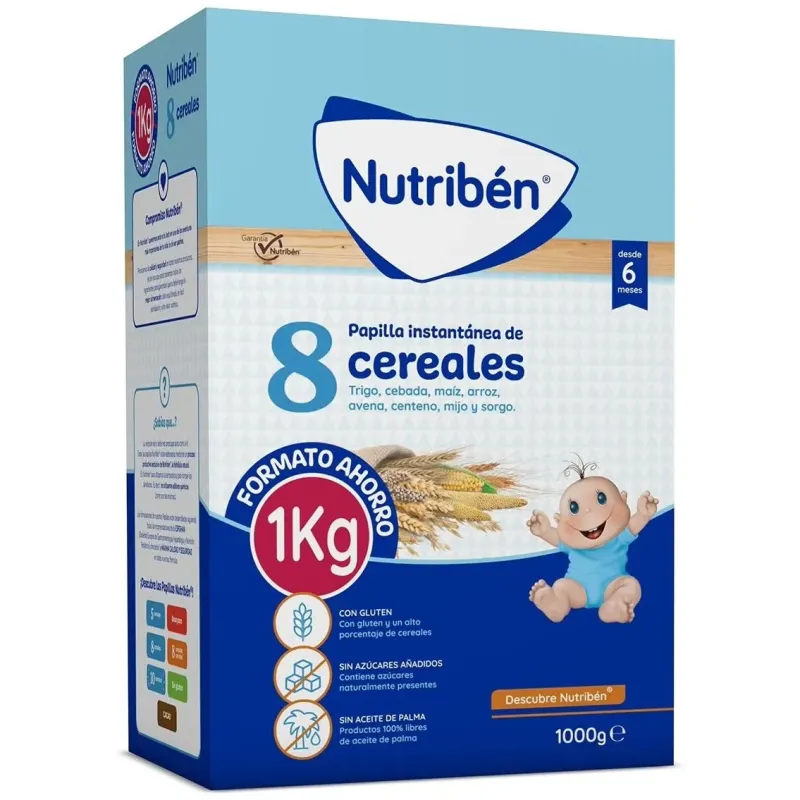 Nutriben 8 cereales 1000gr. | Farmacia Barata Nutriben 8 cereales 1000gr. | Farmacia Barata