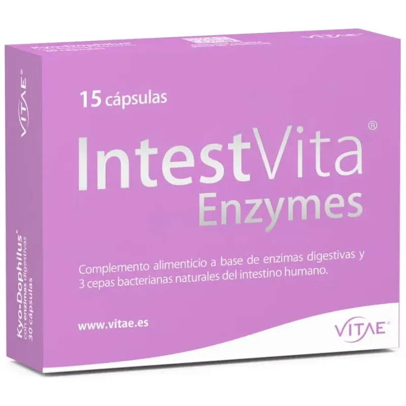 Intestvita enzymes 15cap. | Farmacia Barata