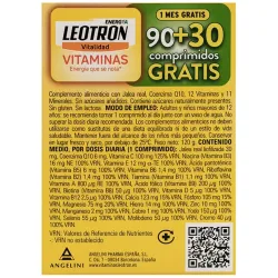 Leotron vitaminas 90comp + 30comp | Farmacia Barata