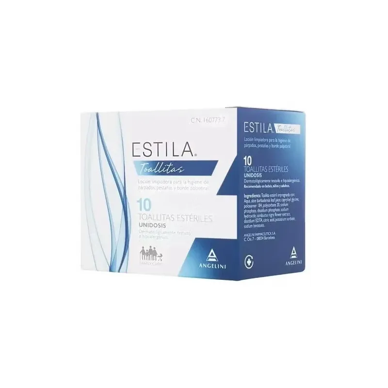 Estila hig parpados/pestañas/palpebral 10toallitas | Farmacia Barata Estila hig parpados/pestañas/palpebral 10toallitas | Farmacia Barata