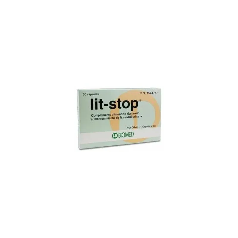 Lit-stop 30cap. - biomed | Farmacia Barata