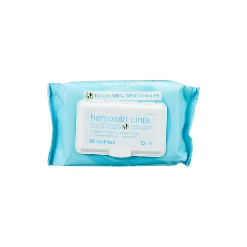 Hemosan cinfa 60 toallitas | Farmacia Barata Hemosan cinfa 60 toallitas | Farmacia Barata