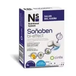 Ns soñaben bi-effect melatonina 1,85mg 15 comp