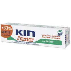 Kin junior pasta dentífrica menta suave 75ml+25ml