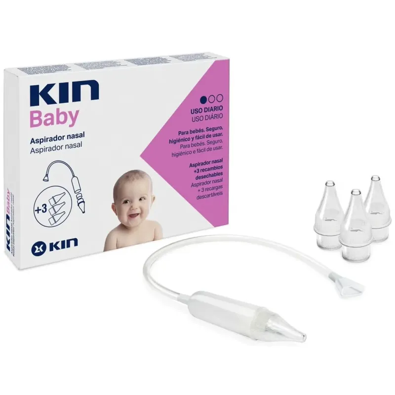 Kin baby aspirador nasal+3 filtros rec | Farmacia Barata