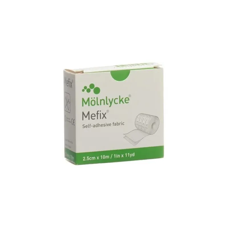 Mefix tela elástica adhesiva apósito 10 m x 2,5cm | Farmacia Barata
