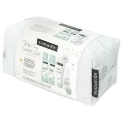 Suavinex neceser tela viaje azul con 4 productos