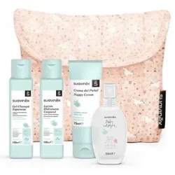 Suavinex pack neceser tela baby care essentials rosa + 4 productos | Farmacia Barata Suavinex pack neceser tela baby care essentials rosa + 4 productos | Farmacia Barata