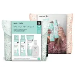 Suavinex pack neceser tela baby care essentials rosa + 4 productos | Farmacia Barata Suavinex pack neceser tela baby care essentials rosa + 4 productos | Farmacia Barata