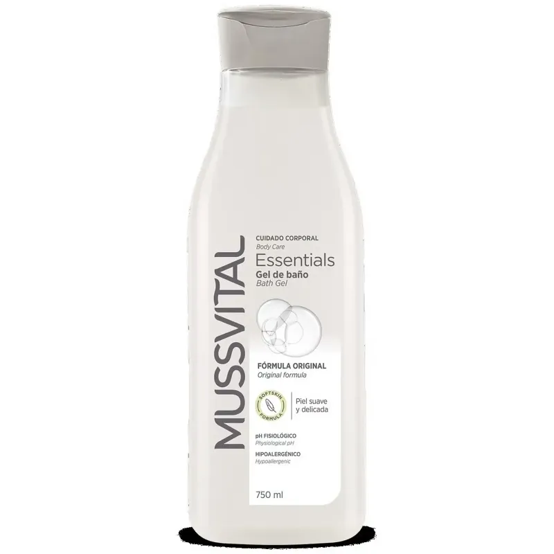 Mussvital essentials gel de baño original 750 ml | Farmacia Barata Mussvital essentials gel de baño original 750 ml | Farmacia Barata