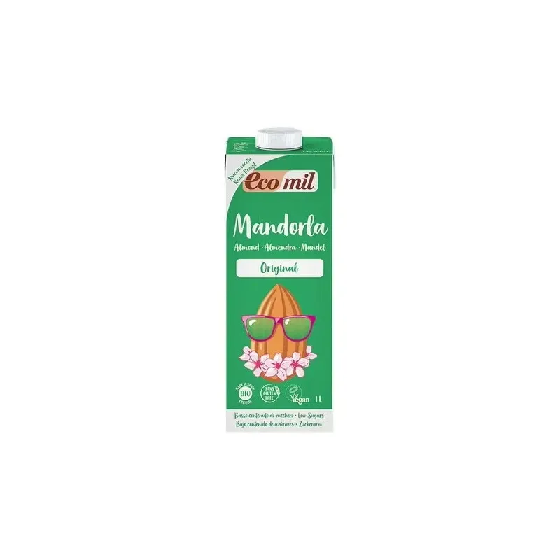 Ecomil bebida de almendra mandorla original 1lt. | Farmacia Barata