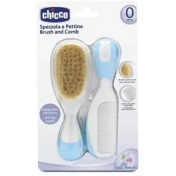 Chicco® cepillo azul 1ud + peine azul 1ud