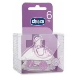Chicco® tetina step up 3 silicona boca ancha flujo rápido 2uds | Farmacia Barata
