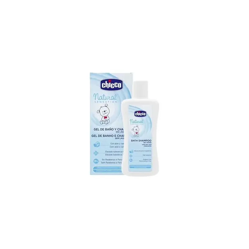 Natural sensation gel de baño y champú chicco 200ml | Farmacia Barata