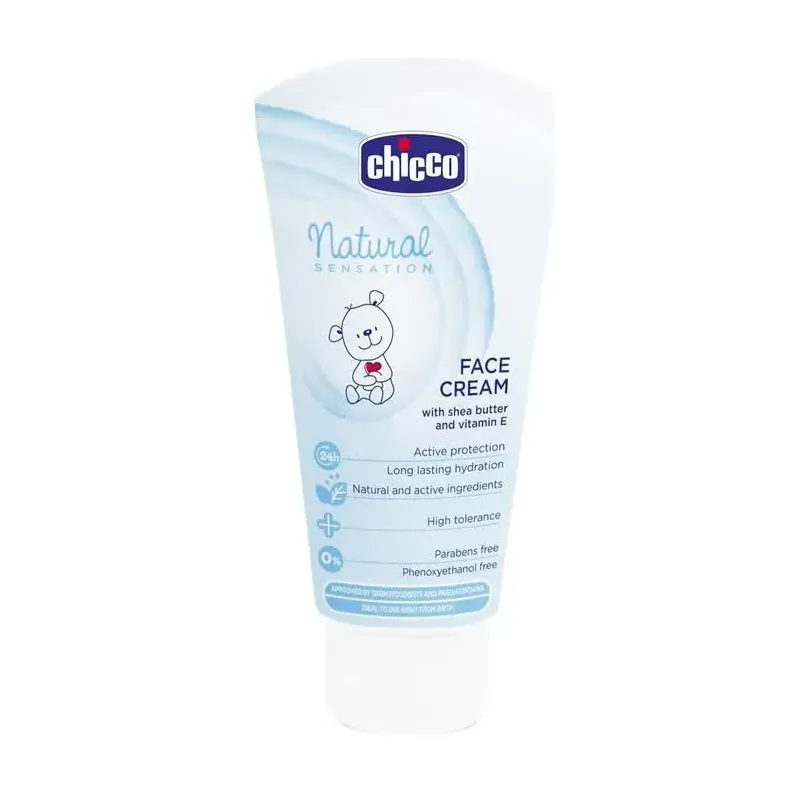Chicco natural sensation crema facial bebé 50ml | Farmacia Barata