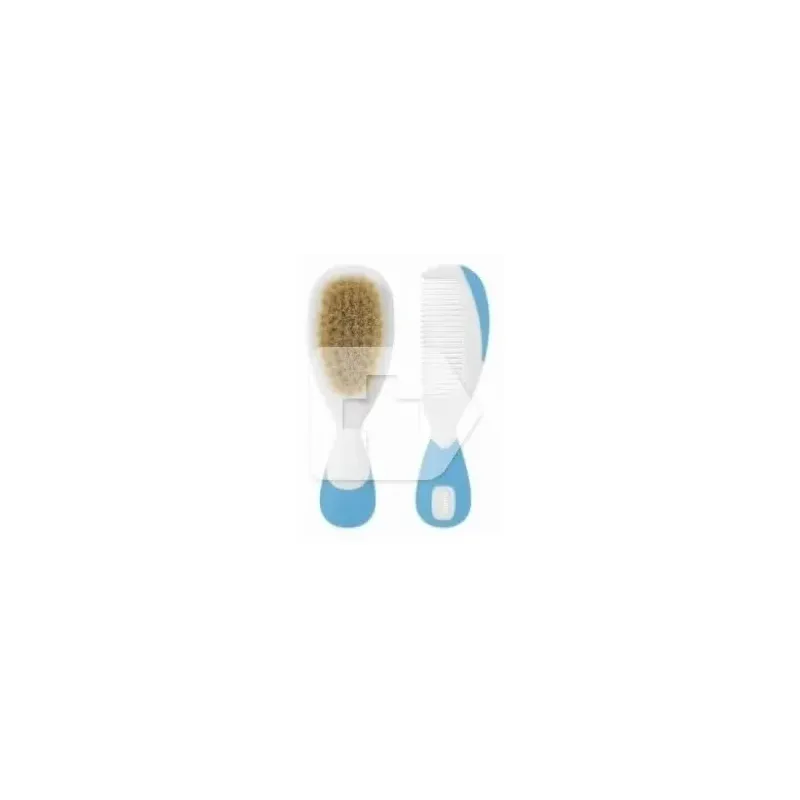 Chicco® cepillo azul 1ud + peine azul 1ud | Farmacia Barata