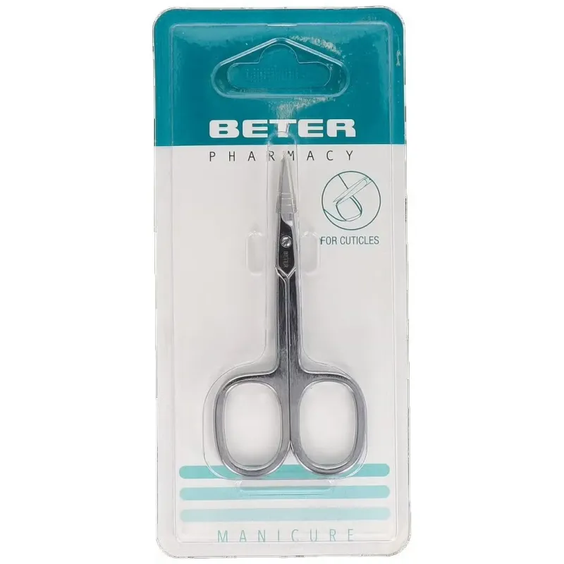 Beter tijera manicura pieles cromada recta profesional | Farmacia Barata