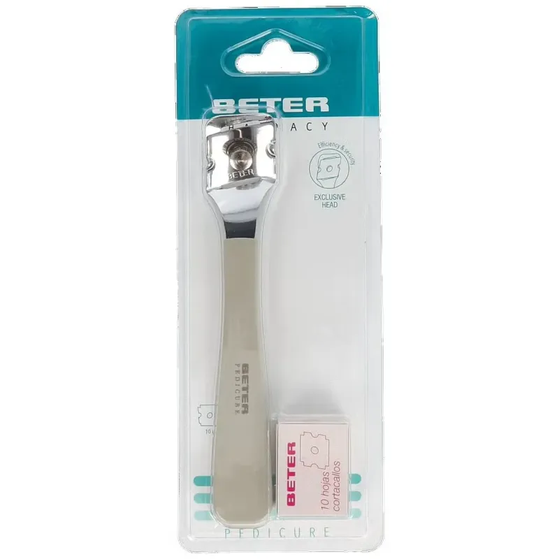 Cortacallos economico 14,5cm + 10 hojas 24050 | Farmacia Barata Cortacallos economico 14,5cm + 10 hojas 24050 | Farmacia Barata