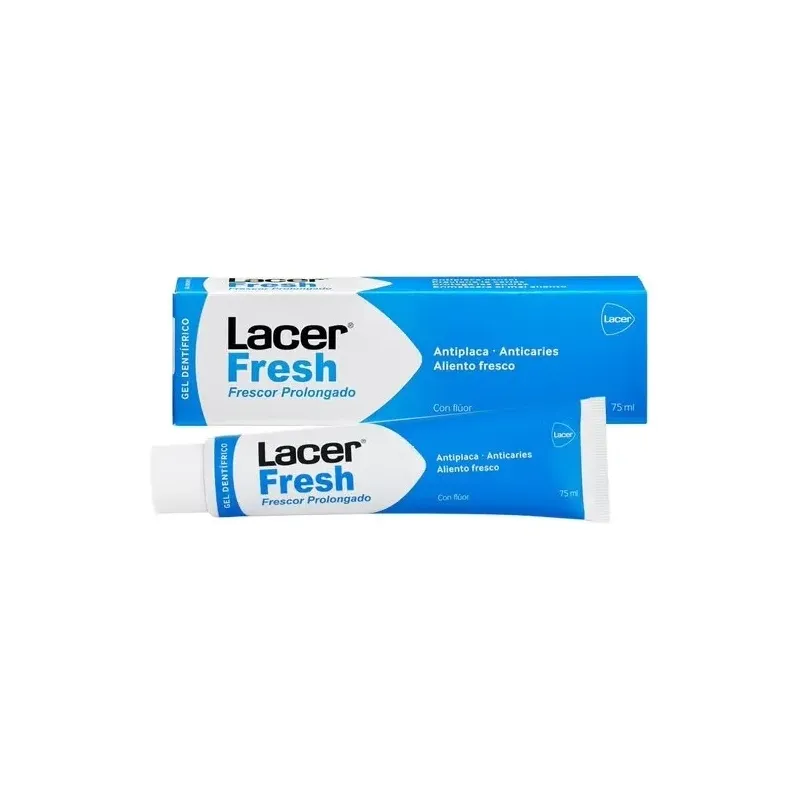 Lacer lacerfresh frescor prolongado gel dentífrico 75ml | Farmacia Barata Lacer lacerfresh frescor prolongado gel dentífrico 75ml | Farmacia Barata