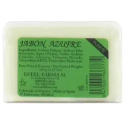 Jabón estel farma azufre fuerte 10% 100g