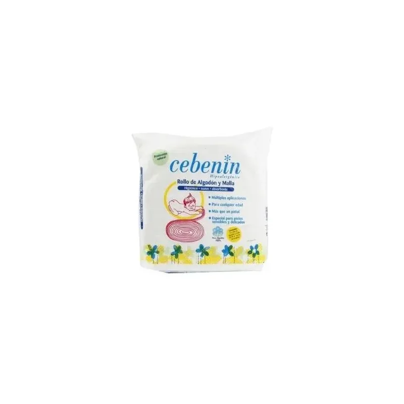Pañal infantil cebenin algodon rollo y malla | Farmacia Barata