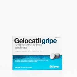 GELOCATIL GRIPE PSEUDOEFEDRINA 20 COMPRIMIDOS