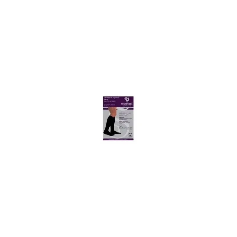 Calcetin viaje c/punt negro t/p 21-23cm 2un 230 | Farmacia Barata