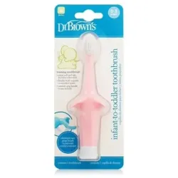 Cepillo de dientes bebe niño rosa 0-3 años