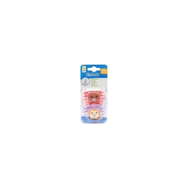 Dr. brown's chupetes caras de animales t2 6-12 meses 2uds | Farmacia Barata Dr. brown's chupetes caras de animales t2 6-12 meses 2uds | Farmacia Barata
