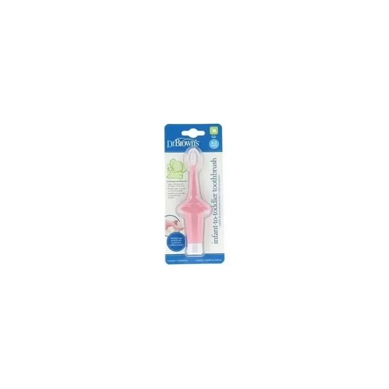 Cepillo de dientes bebe niño rosa 0-3 años | Farmacia Barata