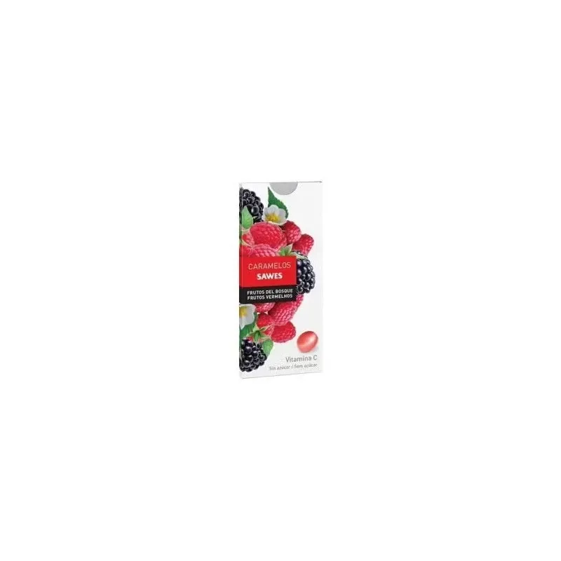 Sawes caramelos balsámicos sin azúcar sabor frutos del bosque con vit c en blister 22g | Farmacia Barata