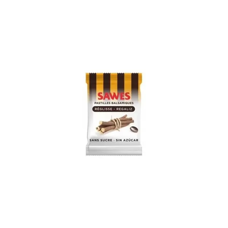 Sawes pastillas balsámicas sin azúcar sabor regaliz con vitamina c en bolsa 50g | Farmacia Barata Sawes pastillas balsámicas sin azúcar sabor regaliz con vitamina c en bolsa 50g | Farmacia Barata