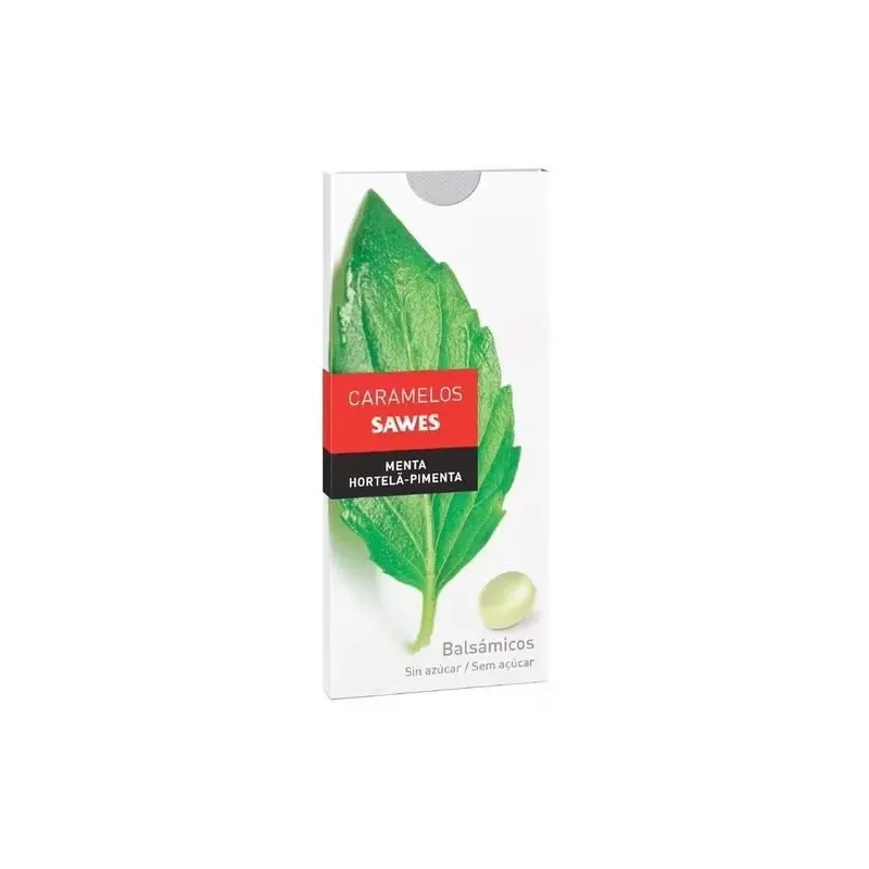 Sawes caramelos balsámicos sin azúcar sabor menta en blister 22g | Farmacia Barata Sawes caramelos balsámicos sin azúcar sabor menta en blister 22g | Farmacia Barata