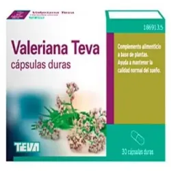 Valeriana teva 30 capsulas duras