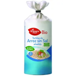 Granero alimentacion tortitas arroz s/sal bio 115g